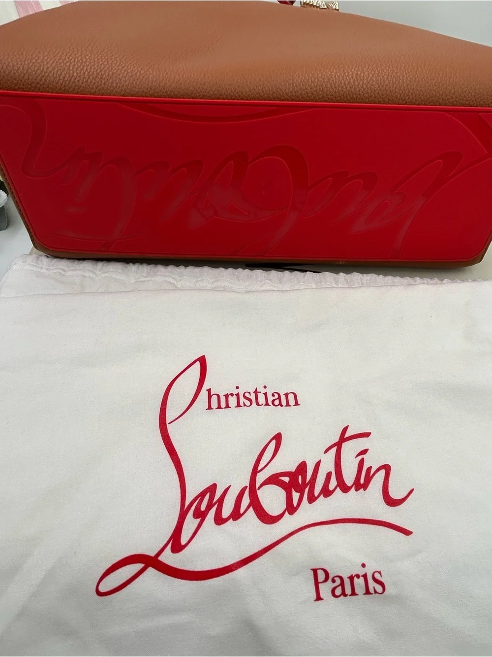 Christian Louboutin structured leather
